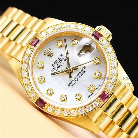 rolex damen klein gold|rolex ladies watches.